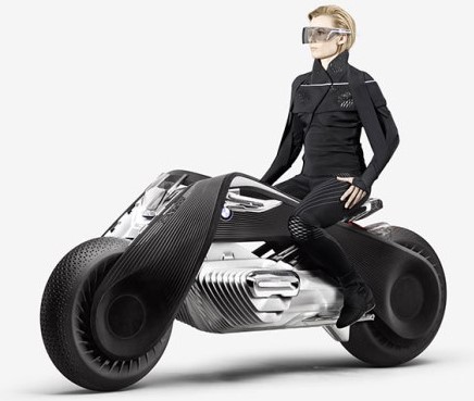 Futuristic BMW motocycle