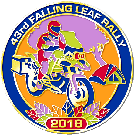 Falling Leaf Rally logo design