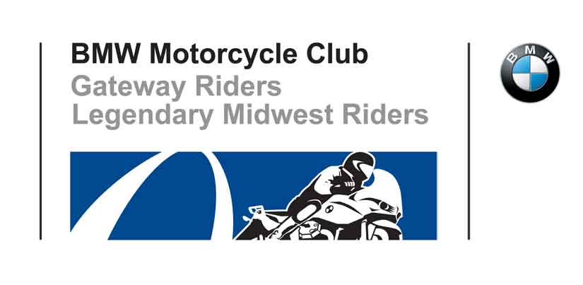 The Gateway Riders Official BMW Motorcycle Club Designated logo