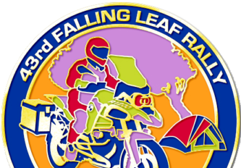 Falling Leaf Rally logo design