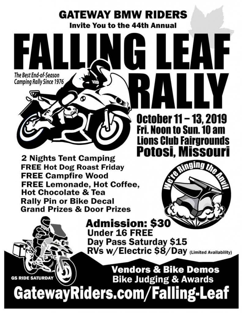 Falling Leaf Rally Poster 2019