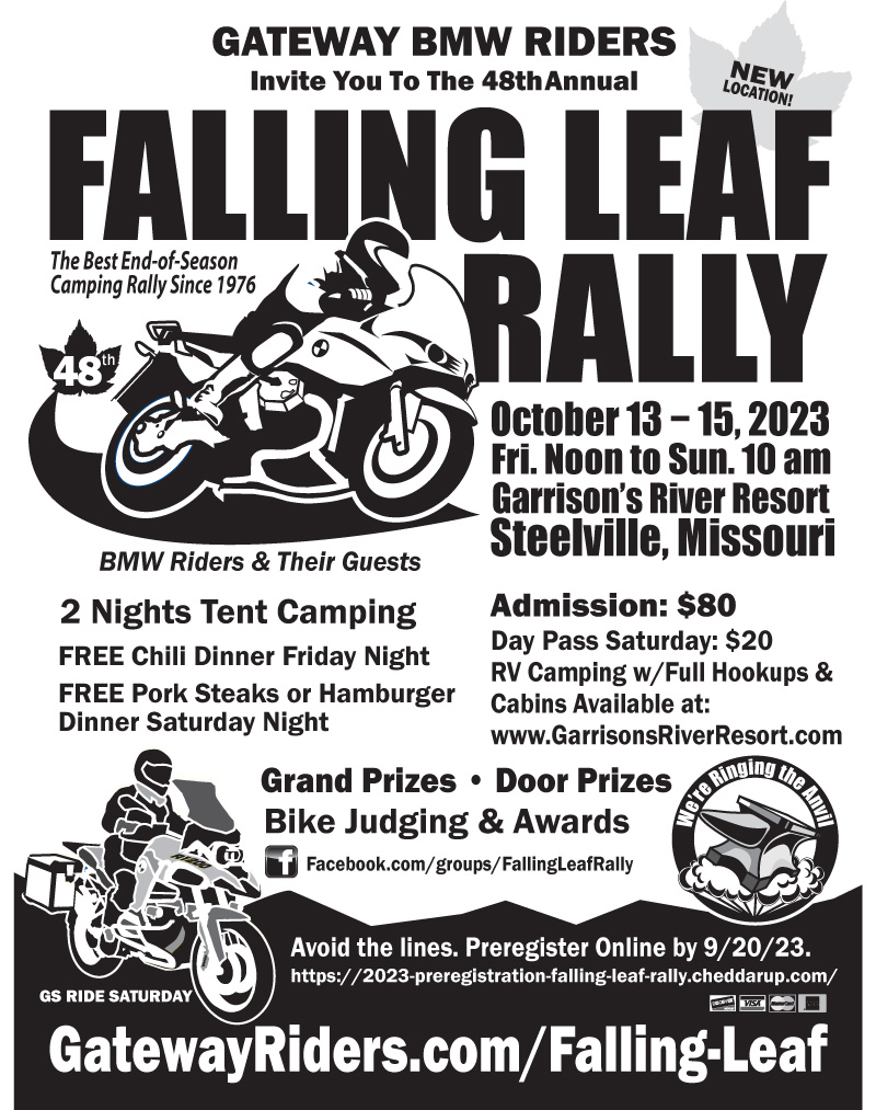2023 Falling Leaf Rally Poster